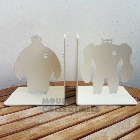 Creative Disney Big Hero 6 Bookends Baymax Silhouette Super Hero Metal - Picture 1 of 12